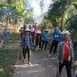 Bản Đồng Tâm - Xã Phú Nghiêm tổ chức ra quân làm vệ sinh môi trường
