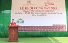 Lễ khởi công xây dựng 16 ngôi nhà An toàn cho cộng đồng tại địa bàn huyện Quan Hóa tỉnh Thanh Hóa