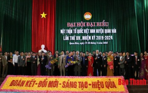 Đại hội MTTQ huyện Quan Hóa lần thứ XIV, nhiệm kỳ 2019 - 2024